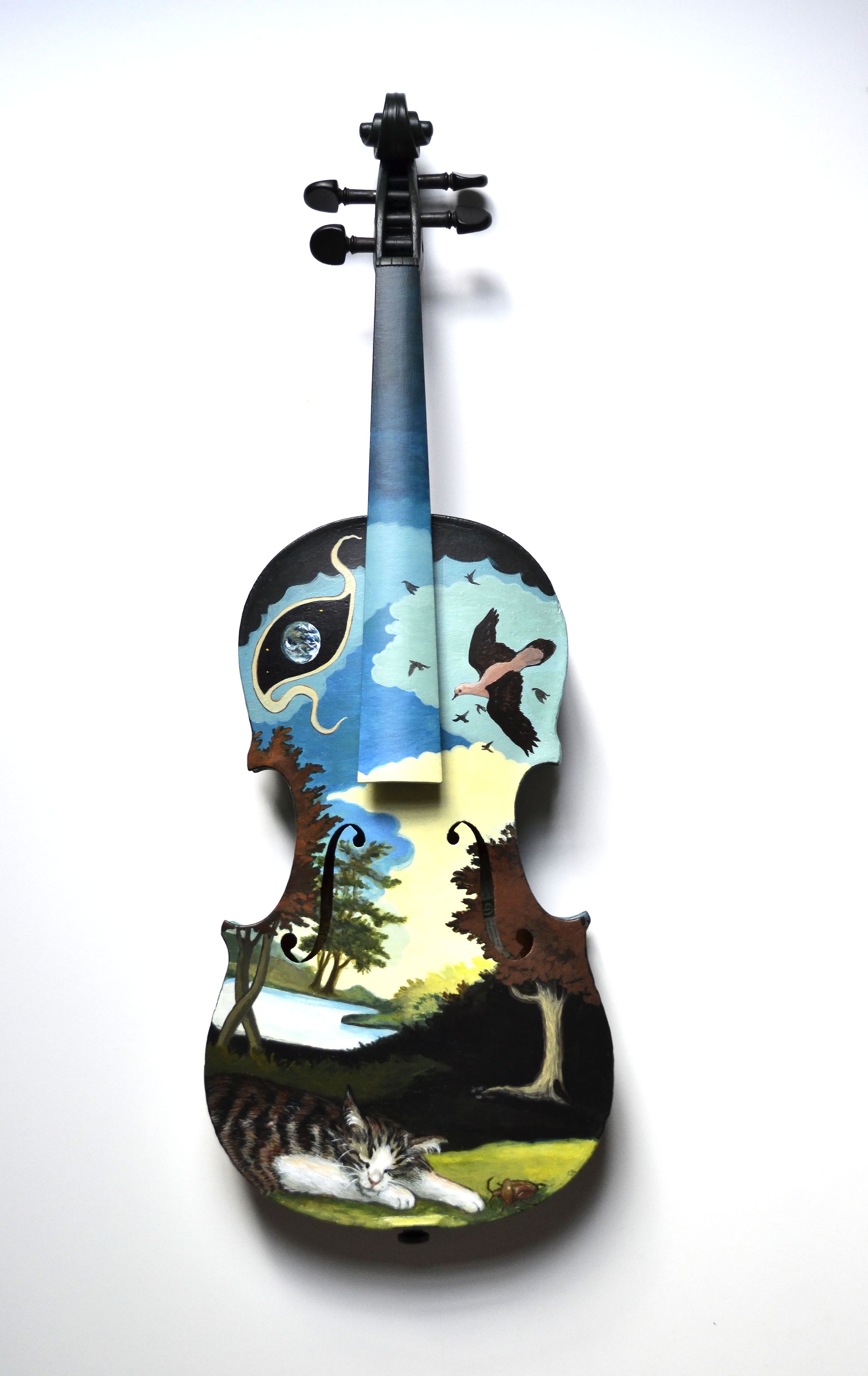 Painting a Violin — Claire Marks